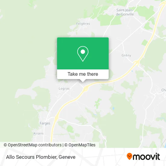 Allo Secours Plombier map