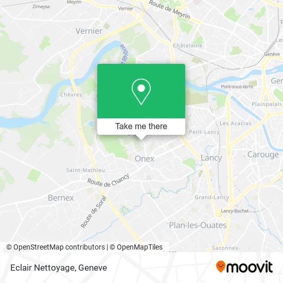 Eclair Nettoyage map