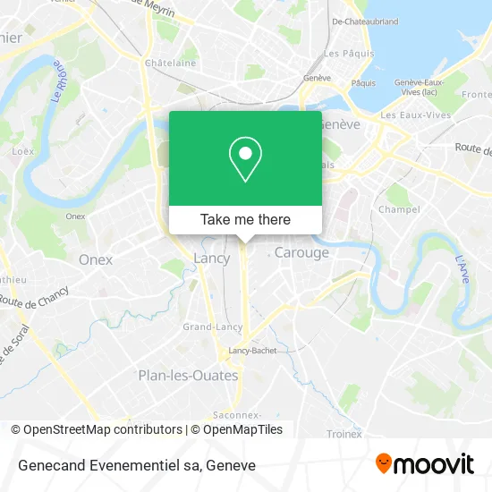 Genecand Evenementiel sa map