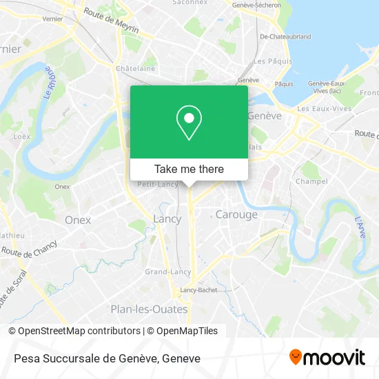 Pesa Succursale de Genève map