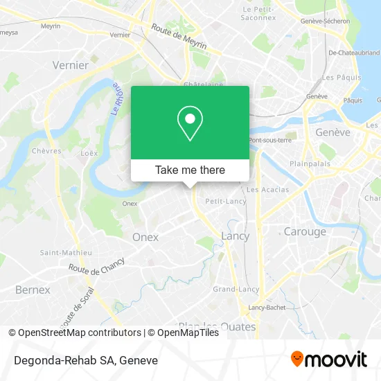 Degonda-Rehab SA map