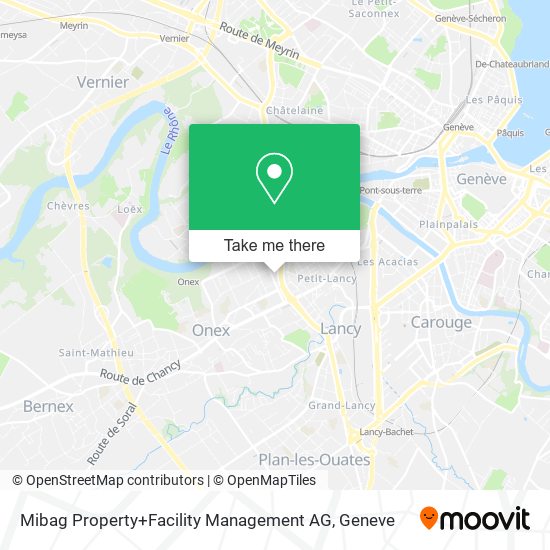 Mibag Property+Facility Management AG map