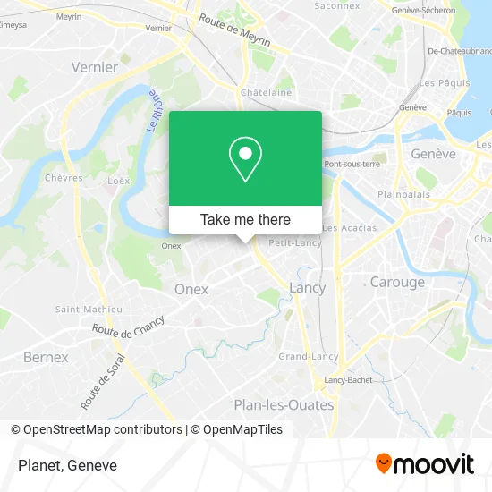Planet map