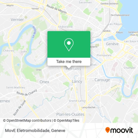 MovE Eletromobilidade map