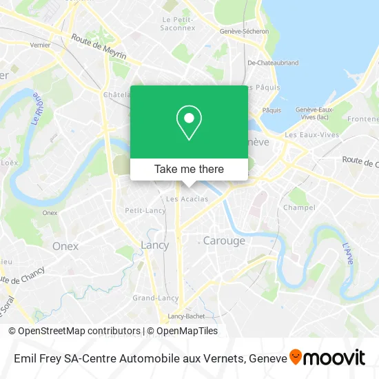 Emil Frey SA-Centre Automobile aux Vernets map