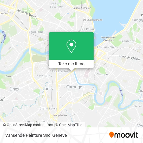 Vansende Peinture Snc map