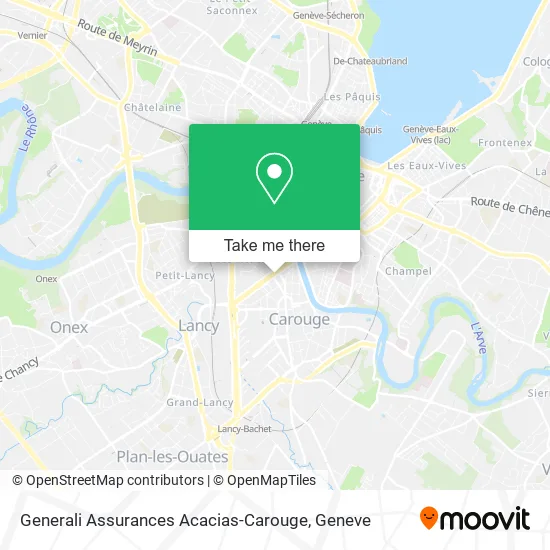 Generali Assurances Acacias-Carouge map