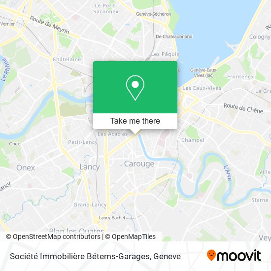 Société Immobilière Bétems-Garages map