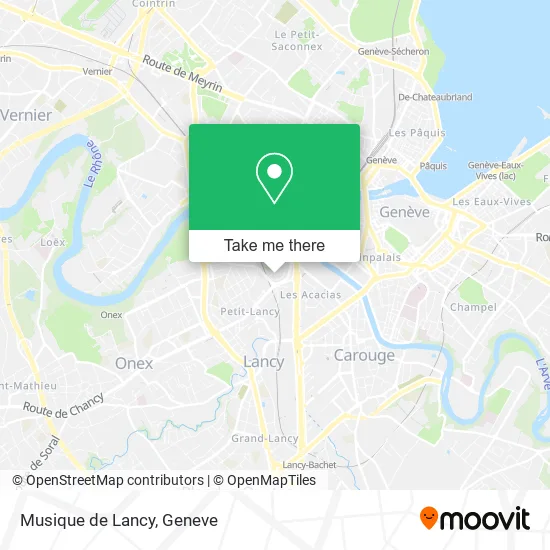 Musique de Lancy map