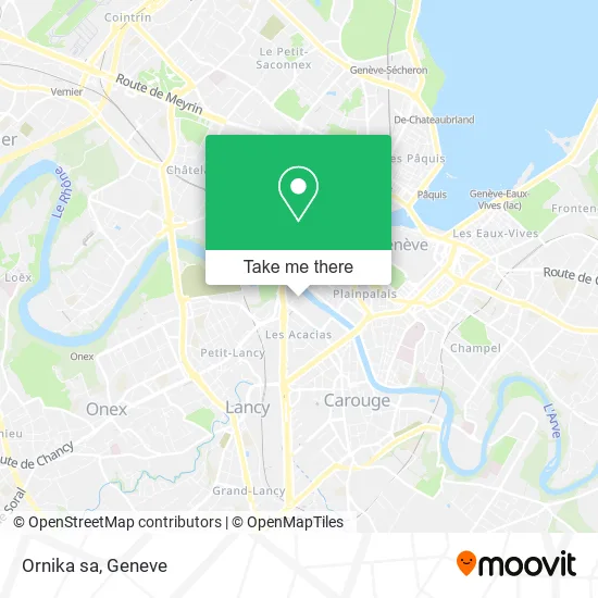 Ornika sa map
