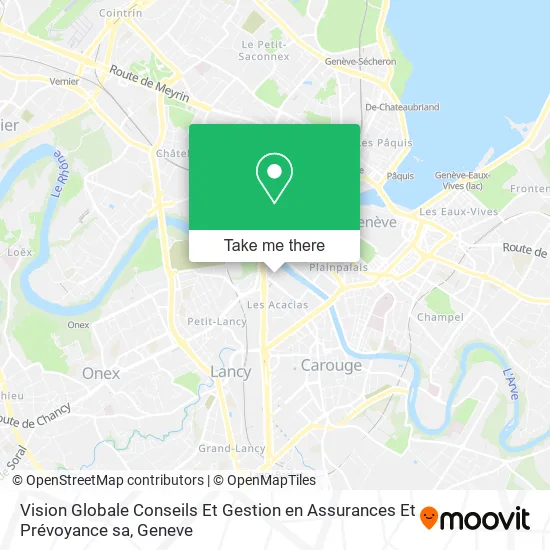 Vision Globale Conseils Et Gestion en Assurances Et Prévoyance sa map