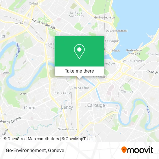 Ge-Environnement map