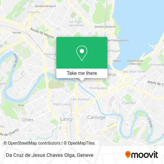 Da Cruz de Jesus Chaves Olga map