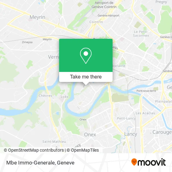 Mbe Immo-Generale map
