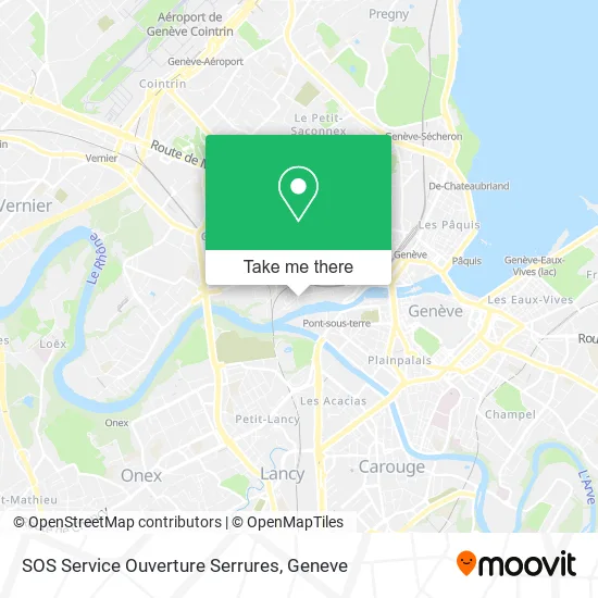 SOS Service Ouverture Serrures map