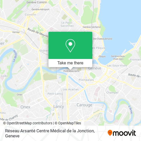 Réseau Arsanté Centre Médical de la Jonction plan