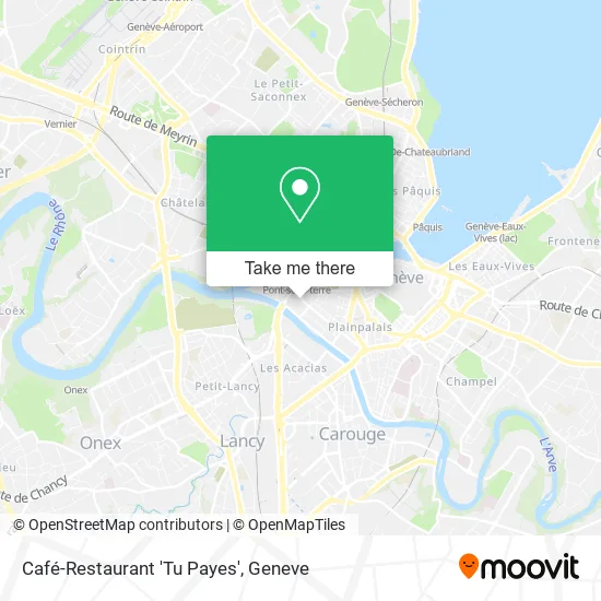 Café-Restaurant 'Tu Payes' map