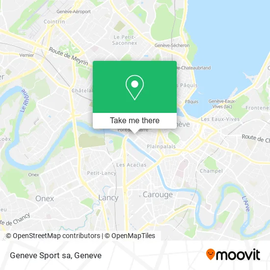 Geneve Sport sa map