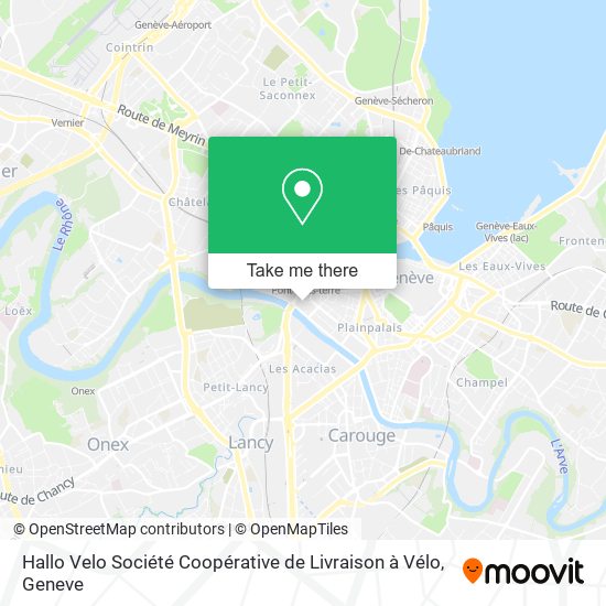 Hallo Velo Société Coopérative de Livraison à Vélo map