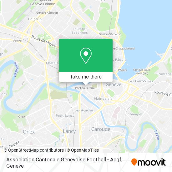 Association Cantonale Genevoise Football - Acgf map