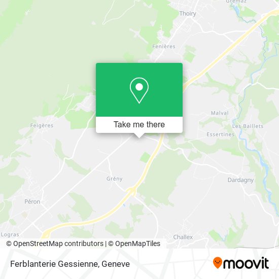 Ferblanterie Gessienne map