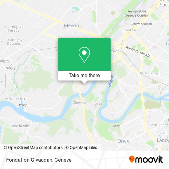 Fondation Givaudan map