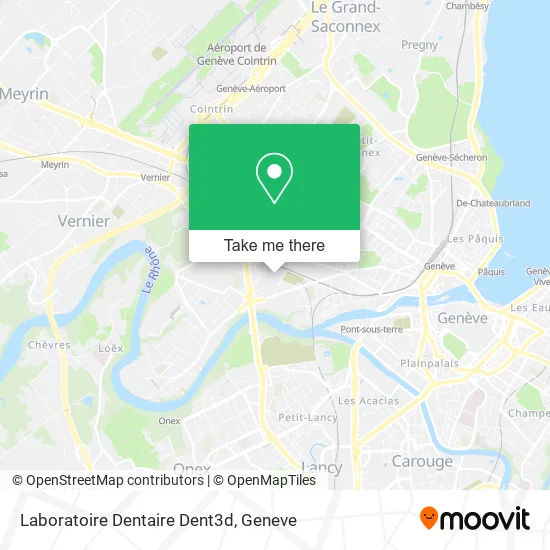 Laboratoire Dentaire Dent3d map