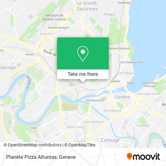 Planète Pizza Altuntas Karte
