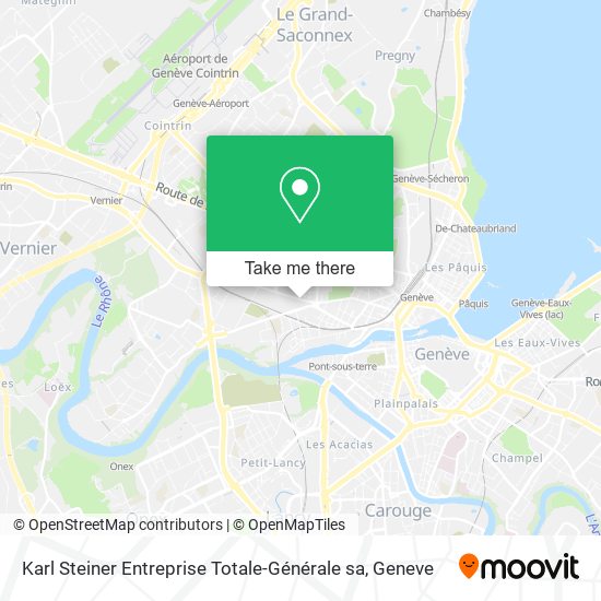 Karl Steiner Entreprise Totale-Générale sa map