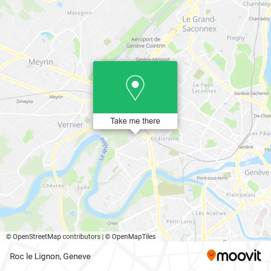 Roc le Lignon map