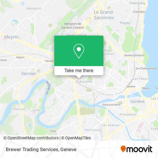 Brewer Trading Services map