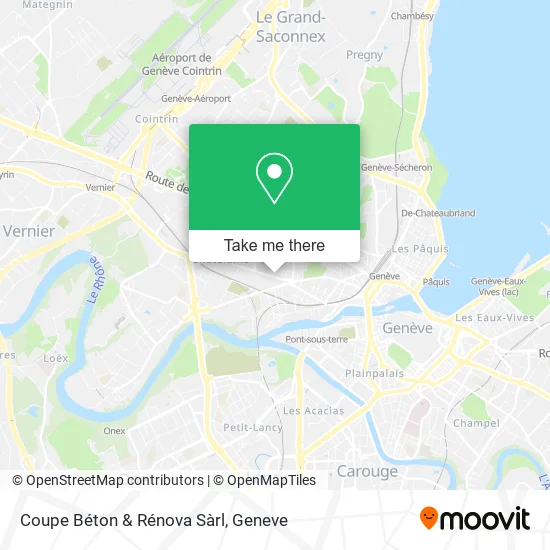 Coupe Béton & Rénova Sàrl map