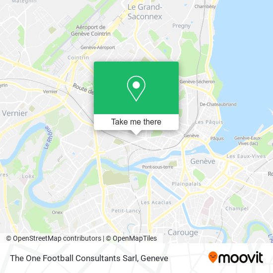 The One Football Consultants Sarl map