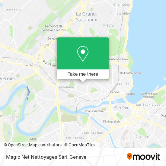 Magic Net Nettoyages Sàrl map