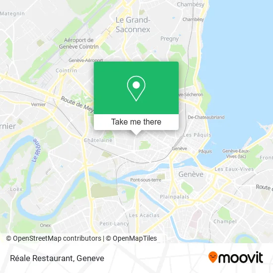 Réale Restaurant map