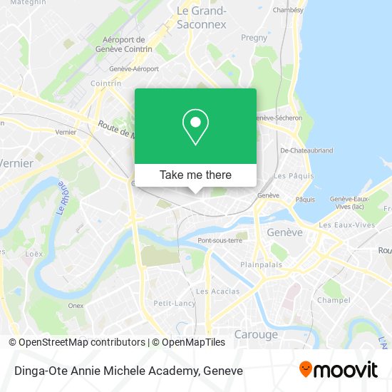 Dinga-Ote Annie Michele Academy map