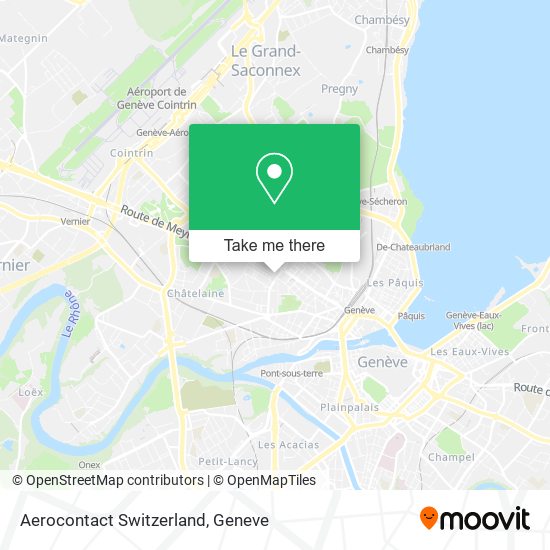Aerocontact Switzerland map