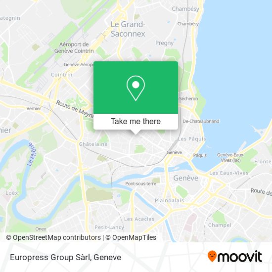 Europress Group Sàrl map