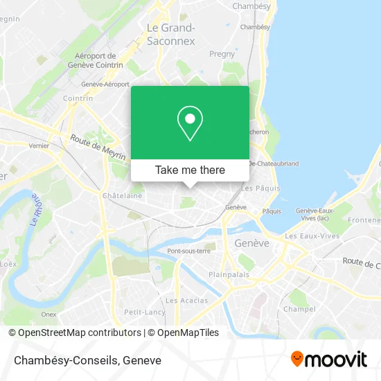 Chambésy-Conseils map