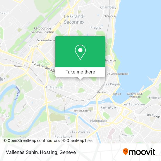 Vallenas Sahin, Hosting map