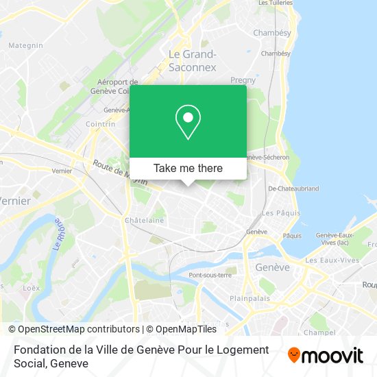 Fondation de la Ville de Genève Pour le Logement Social map