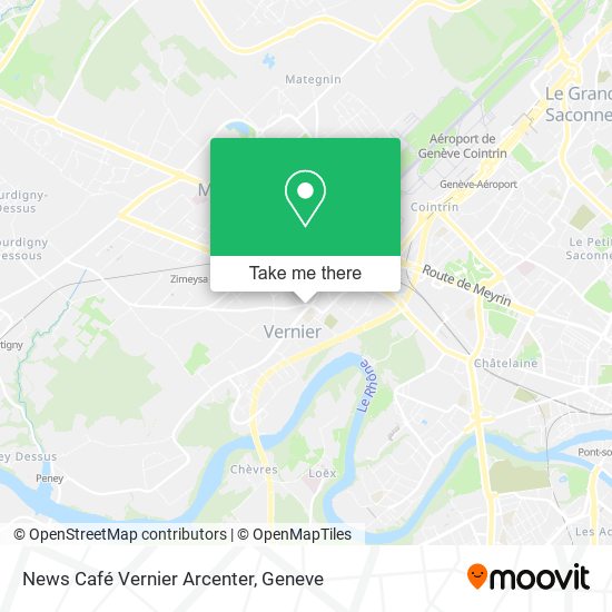 News Café Vernier Arcenter Karte