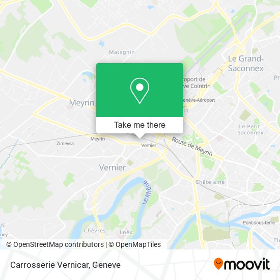 Carrosserie Vernicar map