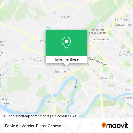 Ecole de Vernier-Place map