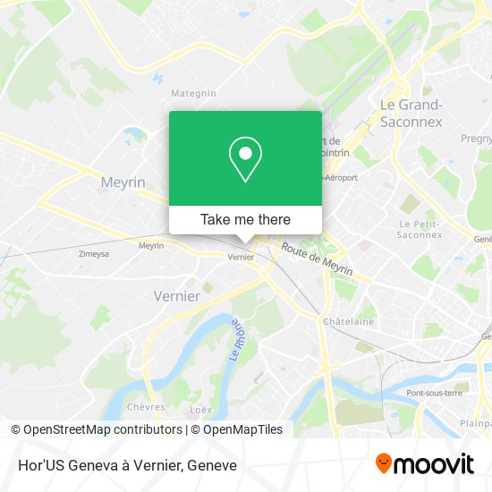Hor'US Geneva à Vernier map