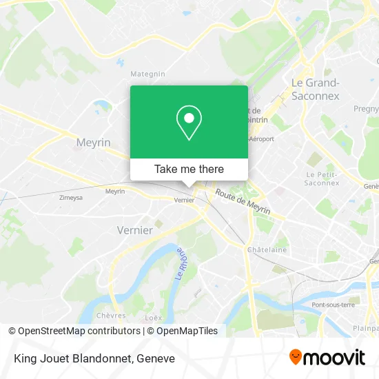 King Jouet Blandonnet map