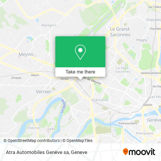 Atra Automobiles Genève sa map