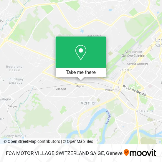 FCA MOTOR VILLAGE SWITZERLAND SA GE map