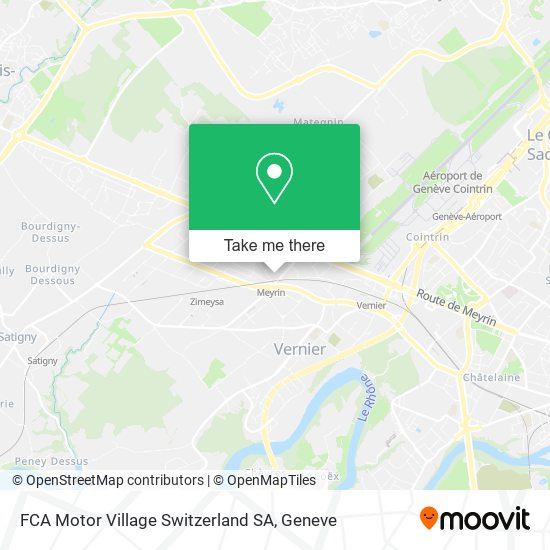 FCA Motor Village Switzerland SA map