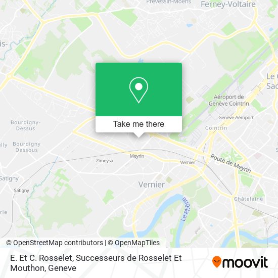 E. Et C. Rosselet, Successeurs de Rosselet Et Mouthon map